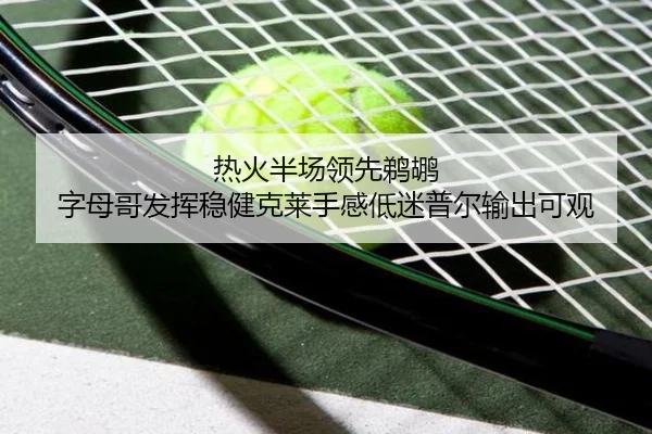热火半场领先鹈鹕 字母哥发挥稳健克莱手感低迷普尔输出可观 - leyu